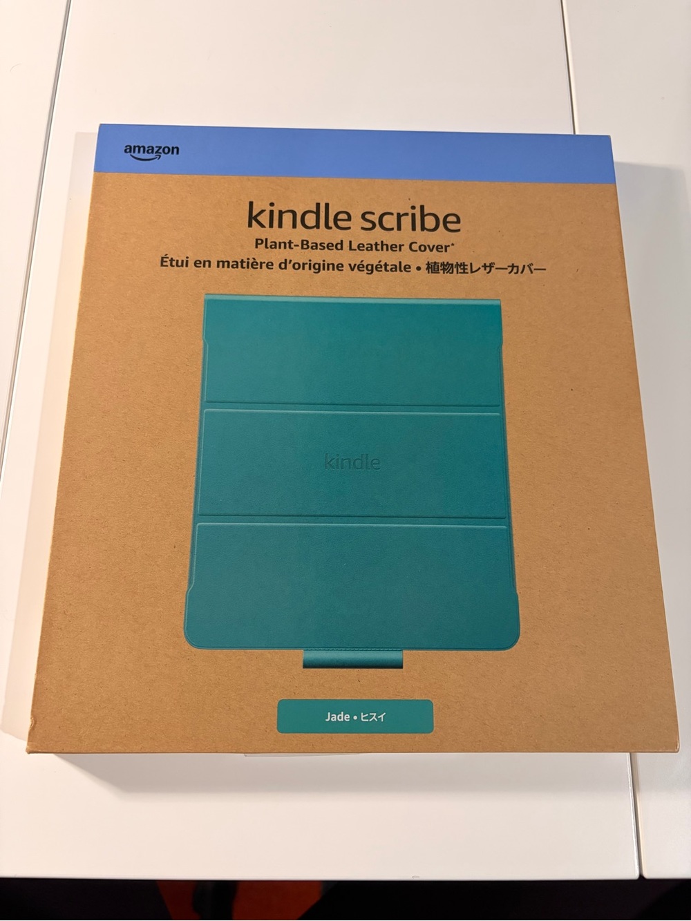 Kindle Scribe Vegan Leather Case in Jade Green CASE ONLY